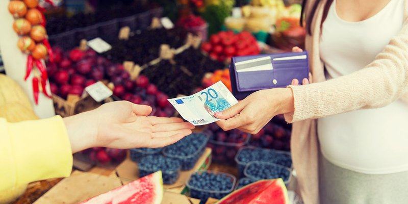 Euro 20 hand fruit wide