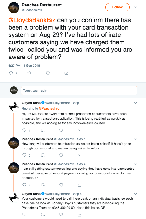 peaches card glitch double charge