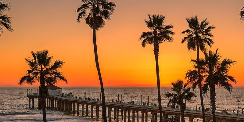 beach los angeles usa california